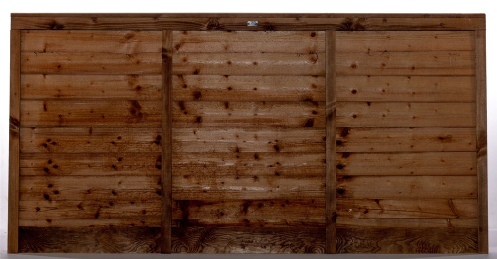 6ft x 3ft Rustic Panels Brown