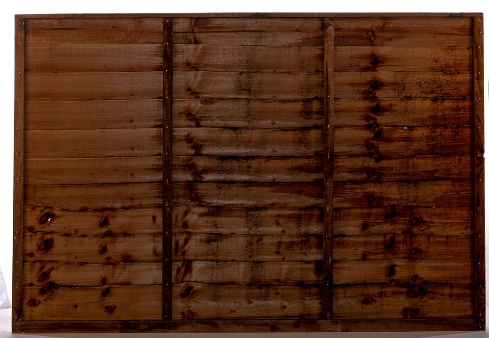 6ft x 4ft Rustic Panels Brown