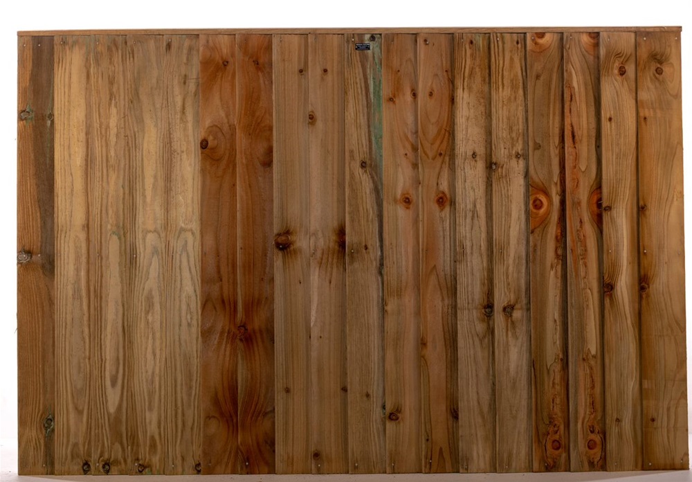 6ft x 5ft Closeboard Panel Green