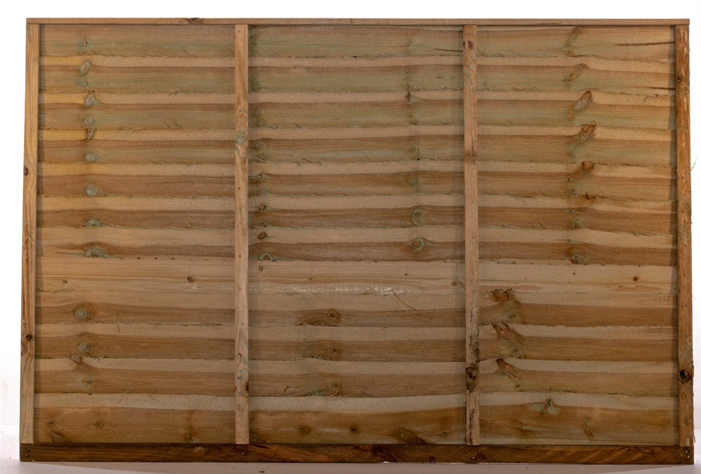 6ft x 4ft Rustic Panel Green