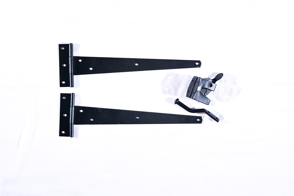 Gate Latch Set for Palisade Gates - Black