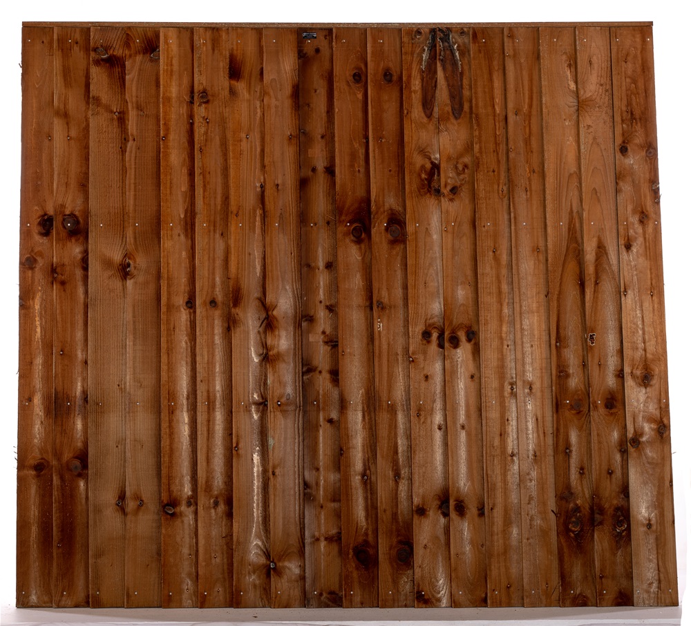 6ft x 6ft Closeboard Panel Brown