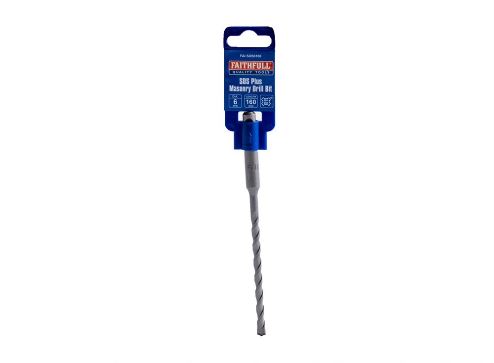 6 X 160 Faithfull SDS Plus Drill Bit 